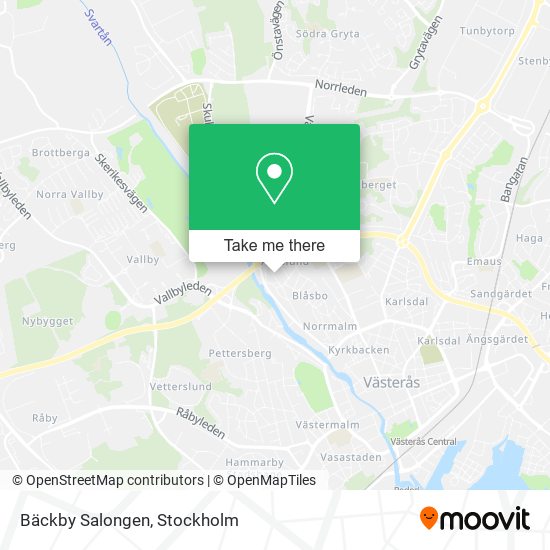 Bäckby Salongen map