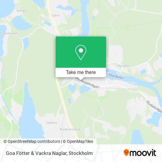 Goa Fötter & Vackra Naglar map