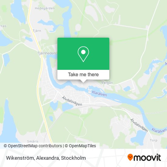 Wikenström, Alexandra map