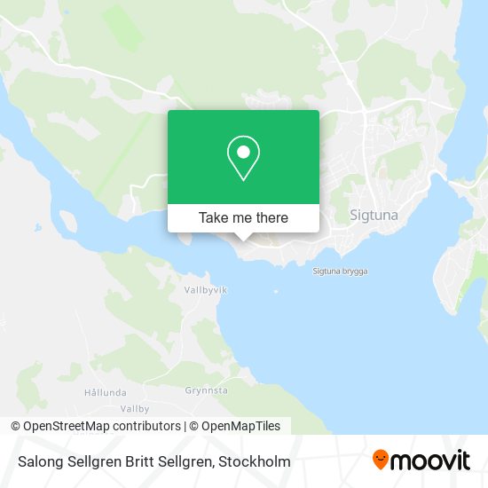 Salong Sellgren Britt Sellgren map