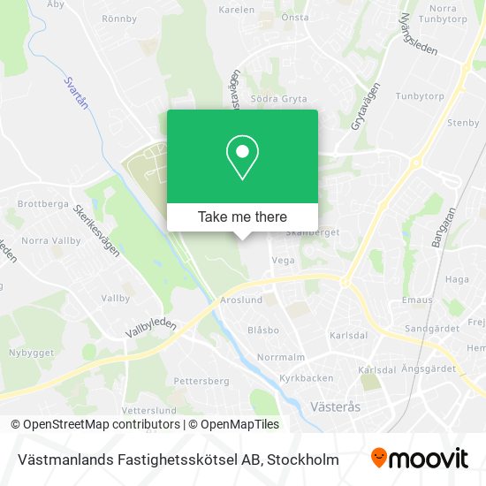 Västmanlands Fastighetsskötsel AB map