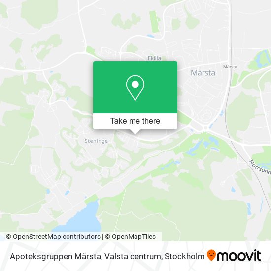 Apoteksgruppen Märsta, Valsta centrum map