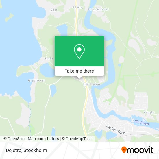 Dejeträ map