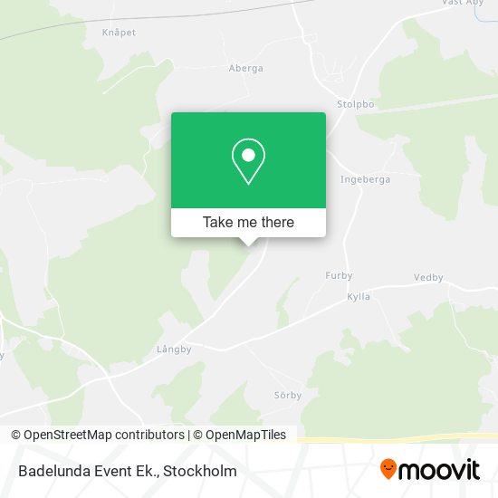 Badelunda Event Ek. map