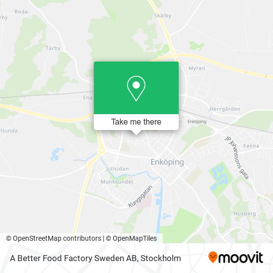 A Better Food Factory Sweden AB map