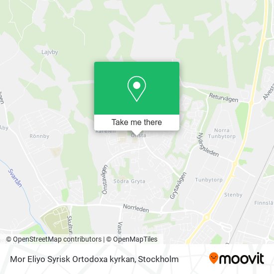 Mor Eliyo Syrisk Ortodoxa kyrkan map