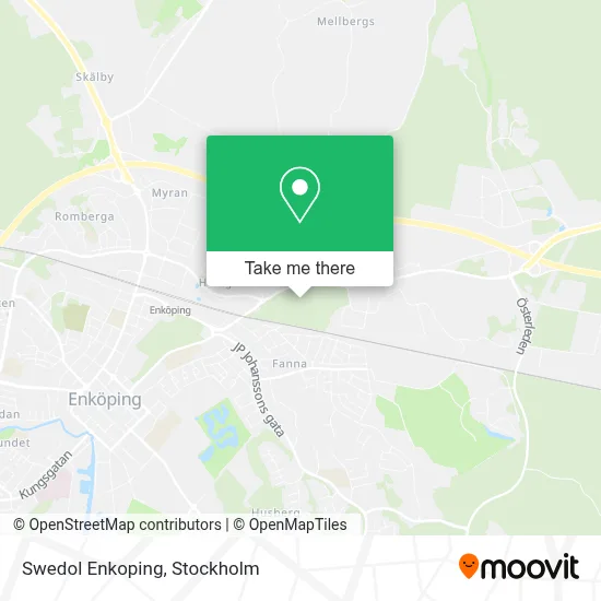 Swedol Enkoping map