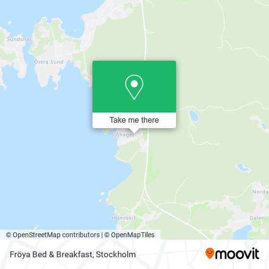 Fröya Bed & Breakfast map