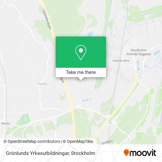 Grönlunds Yrkesutbildningar map