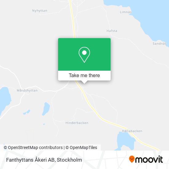 Fanthyttans Åkeri AB map