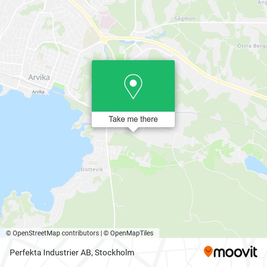 Perfekta Industrier AB map