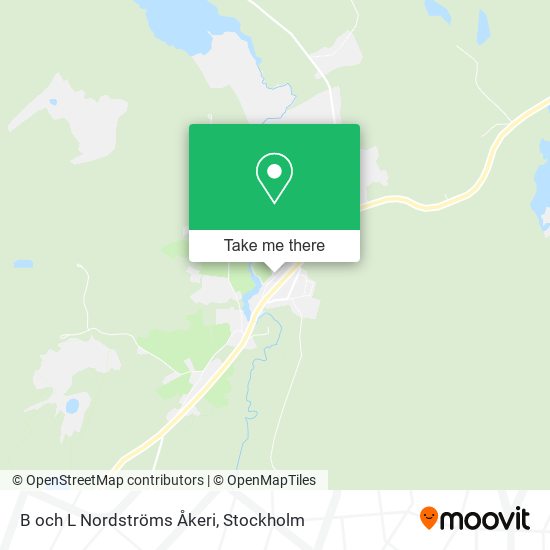 B och L Nordströms Åkeri map
