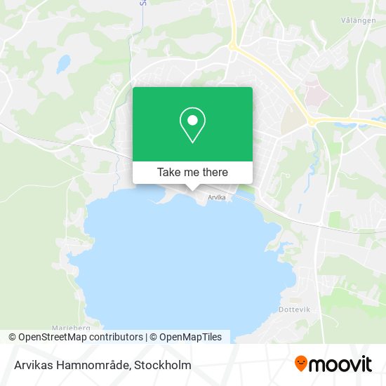Arvikas Hamnområde map