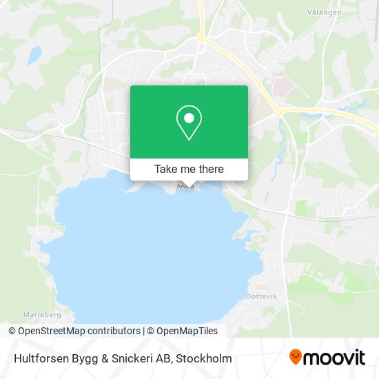 Hultforsen Bygg & Snickeri AB map