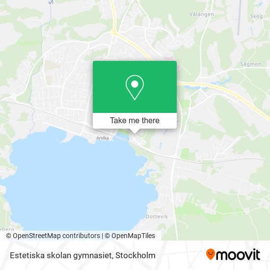 Estetiska skolan gymnasiet map