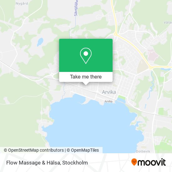 Flow Massage & Hälsa map
