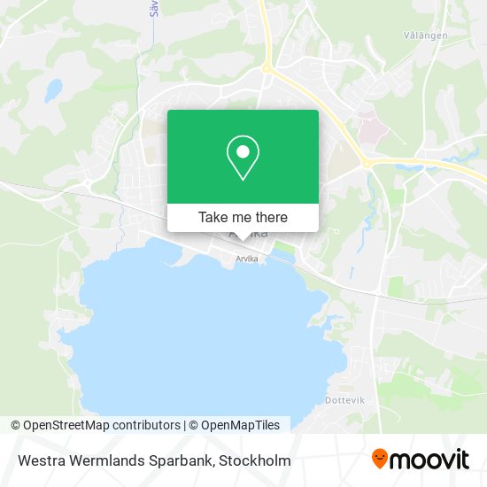 Westra Wermlands Sparbank map