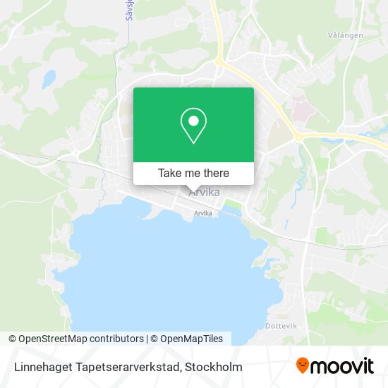 Linnehaget Tapetserarverkstad map