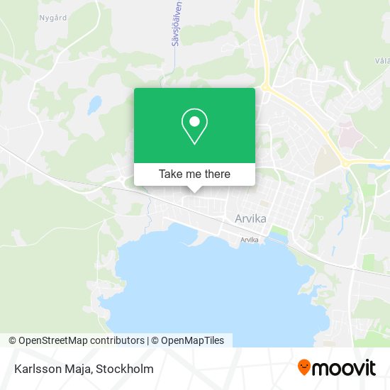 Karlsson Maja map