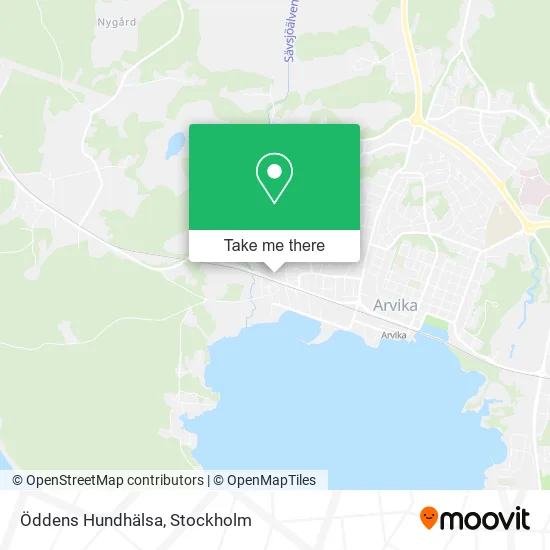 Öddens Hundhälsa map