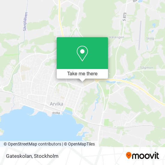 Gateskolan map