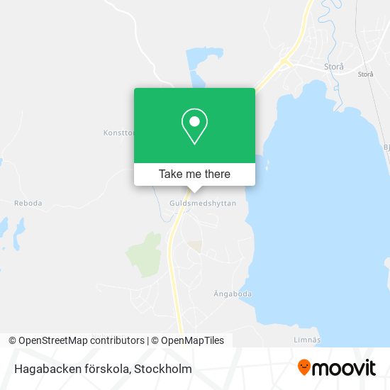 Hagabacken förskola map