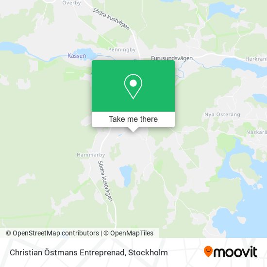 Christian Östmans Entreprenad map