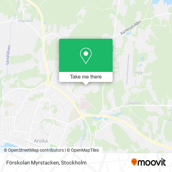 Förskolan Myrstacken map