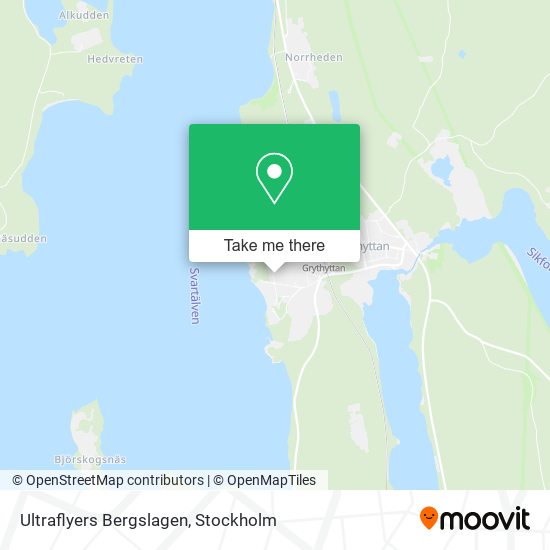 Ultraflyers Bergslagen map