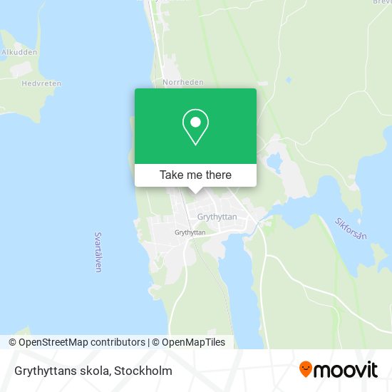 Grythyttans skola map