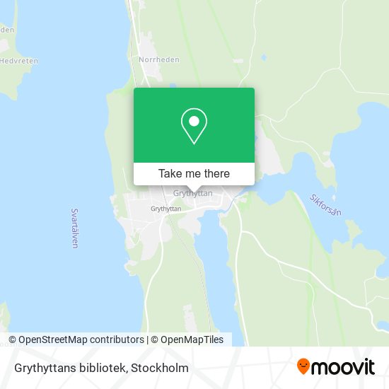 Grythyttans bibliotek map