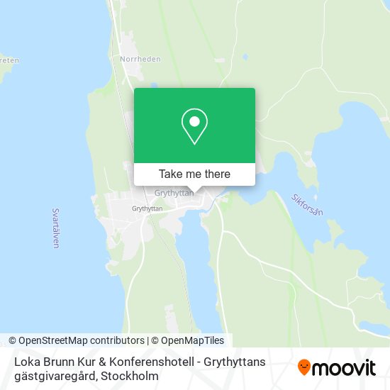 Loka Brunn Kur & Konferenshotell - Grythyttans gästgivaregård map