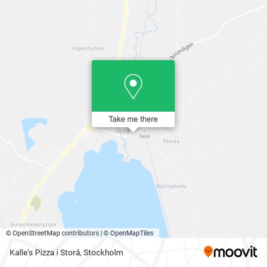 Kalle's Pizza i Storå map