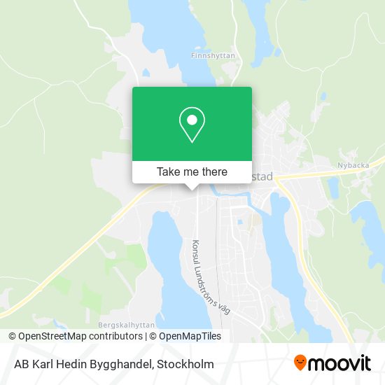 AB Karl Hedin Bygghandel map