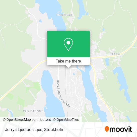 Jerrys Ljud och Ljus map