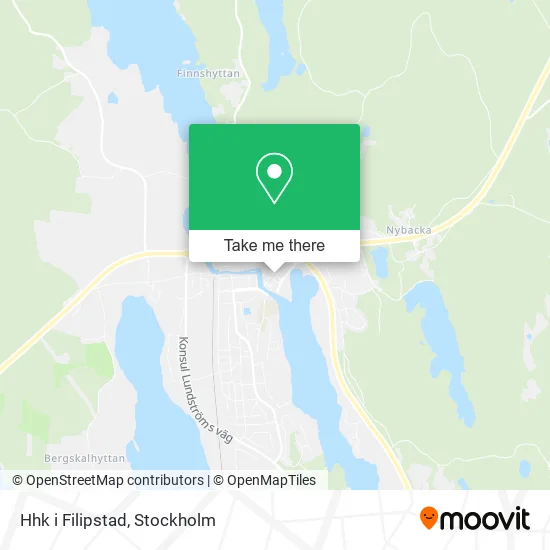 Hhk i Filipstad map