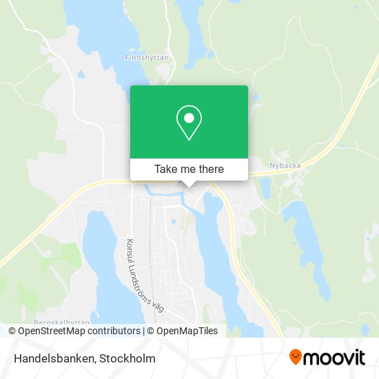 Handelsbanken map