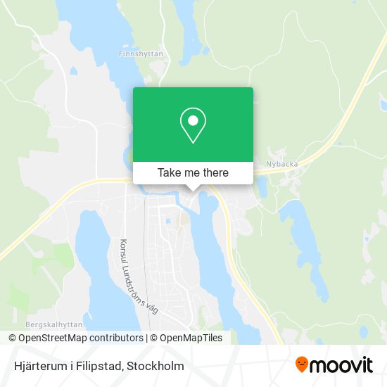 Hjärterum i Filipstad map