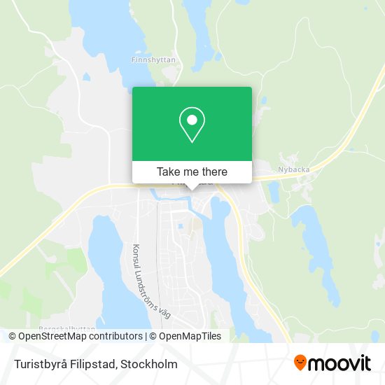 Turistbyrå Filipstad map