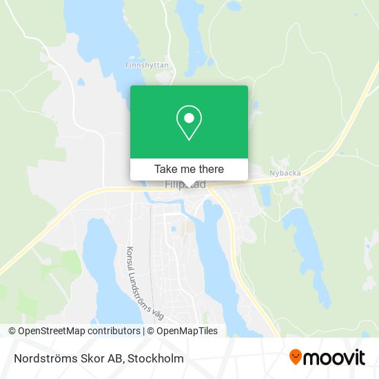 Nordströms Skor AB map