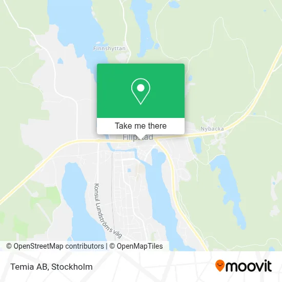 Temia AB map