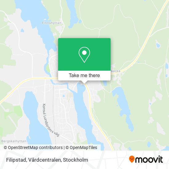 Filipstad, Vårdcentralen map