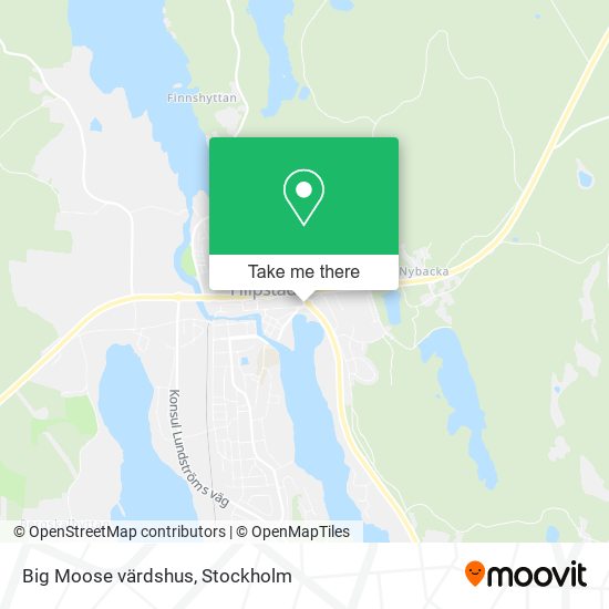 Big Moose värdshus map