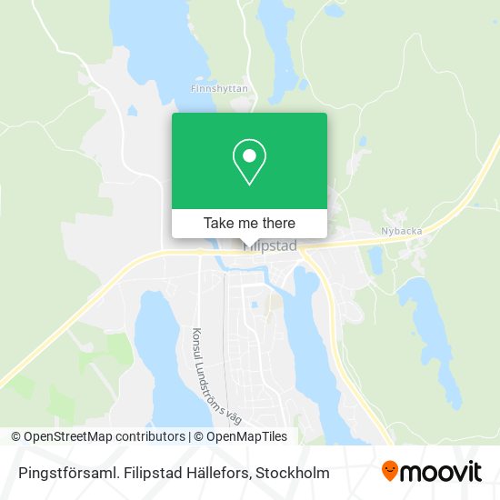 Pingstförsaml. Filipstad Hällefors map