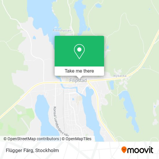 Flügger Färg map