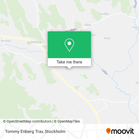 Tommy Enberg Trav map