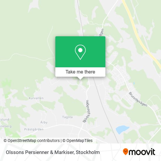 Olssons Persienner & Markiser map
