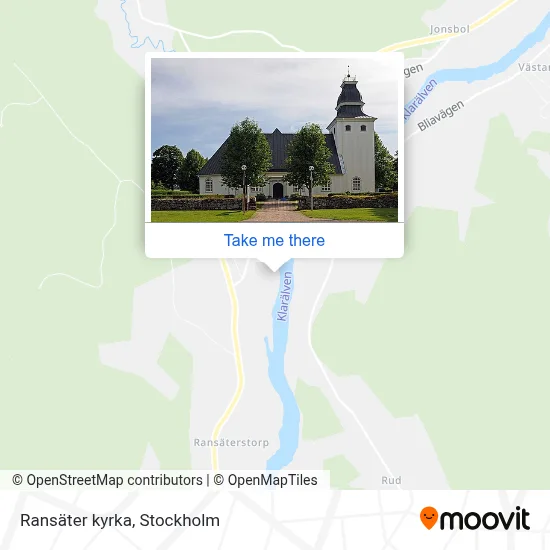 Ransäter kyrka map