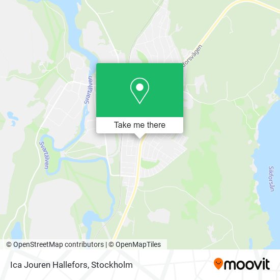 Ica Jouren Hallefors map