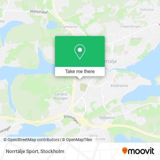 Norrtälje Sport map